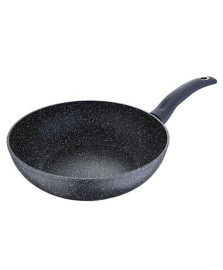Frigideira wok all induction 28x7,2cm cinza bergner