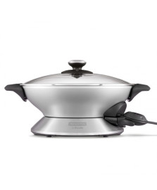 Panela wok eletrica aluminio 127v  chef by breville