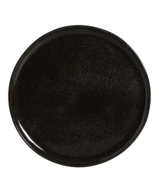 Prato raso bio stoneware black sand porto brasil