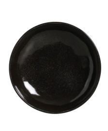 Prato fundo bio stoneware black sand porto brasil 