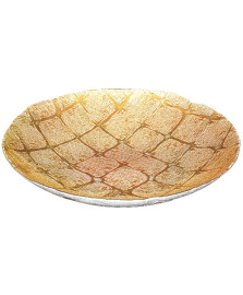 Centro de mesa 40 cm dourado tartan vylux