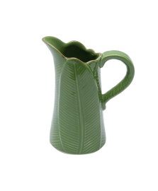 Jarro decorativo de ceramica verde 18,2x11,3 cm 