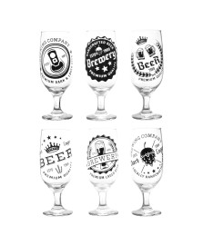 Conjunto 6 copos floripa brewery beer h. martin
