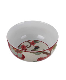 Jogo de 6 bowls melia red em porcelana 14 x 6 cm