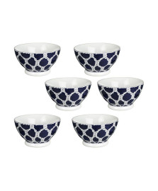 Jogo 06 bowls nexus navy blue l hermitage