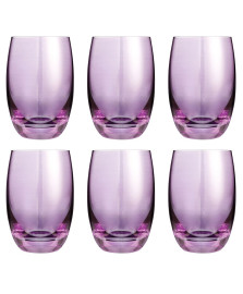 Jogo 6 copos violeta luster  art home