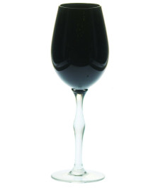 Jogo 6 taças para vinho preta casambiente
