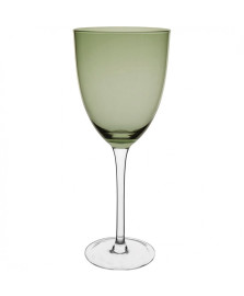 Jogo de 6 taças vinho 407 ml vivid cristalin verde