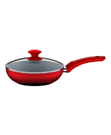 Panela wok 28 cm vermelha infinity brinox
