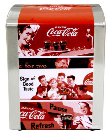Porta guardanapos things go better coca cola