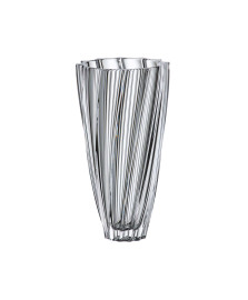 Vaso cristal 35.5 cm scallop bohemia