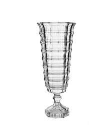 Vaso cristal com pé 33 cm square lhermitage