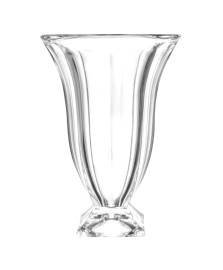 Vaso de cristal de chumbo com pé arcade wolff