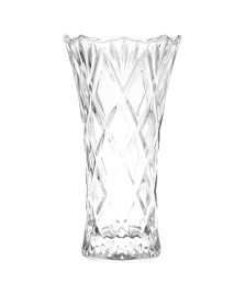 Vaso de vidro 29 cm losango lyor