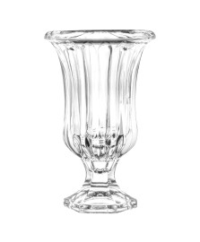 Vaso de vidro com pé kansas 15x14 cm lyor