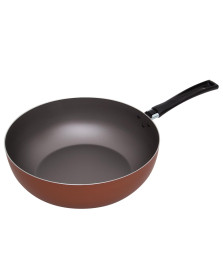 Panela wok 28 cm cobre clove brinox