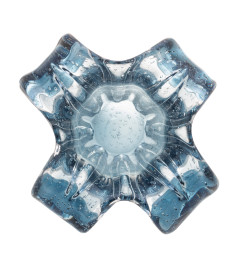 Vaso de vidro italy azul 13x10cm wolff