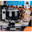 Conjunto para fondue giratorio 23 peças preto euro