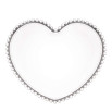 Prato cristal coração pearl 30x25x2cm wolff 