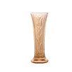 Vaso vidro rose ambar metalizado 6x15cm royal decor