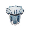 Vaso de vidro italy azul 12x11cm wolff