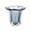 Vaso de vidro italy azul 14,5x13cm wolff