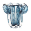 Vaso de vidro italy azul 14x13cm wolff