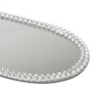 Bandeja espelhada oval 40 cm multiuso royal decor