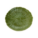 Folha decorativa ceramica banana leaf verde 19,5x19,5x3cm lyor