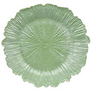 Sousplat plastico verde 33x2cm royal decor 