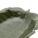Folha Decorativa de Ceramica Banana Leaf Verde 30 x 20,5 cm LYOR